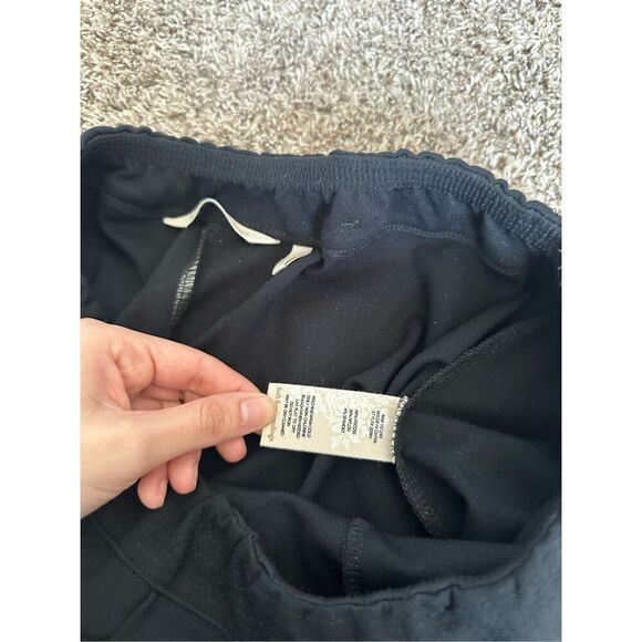 Soft Surroundings Women’s S Pull On Elastic Waist Black Tapered pleated pants - Picture 7 of 10